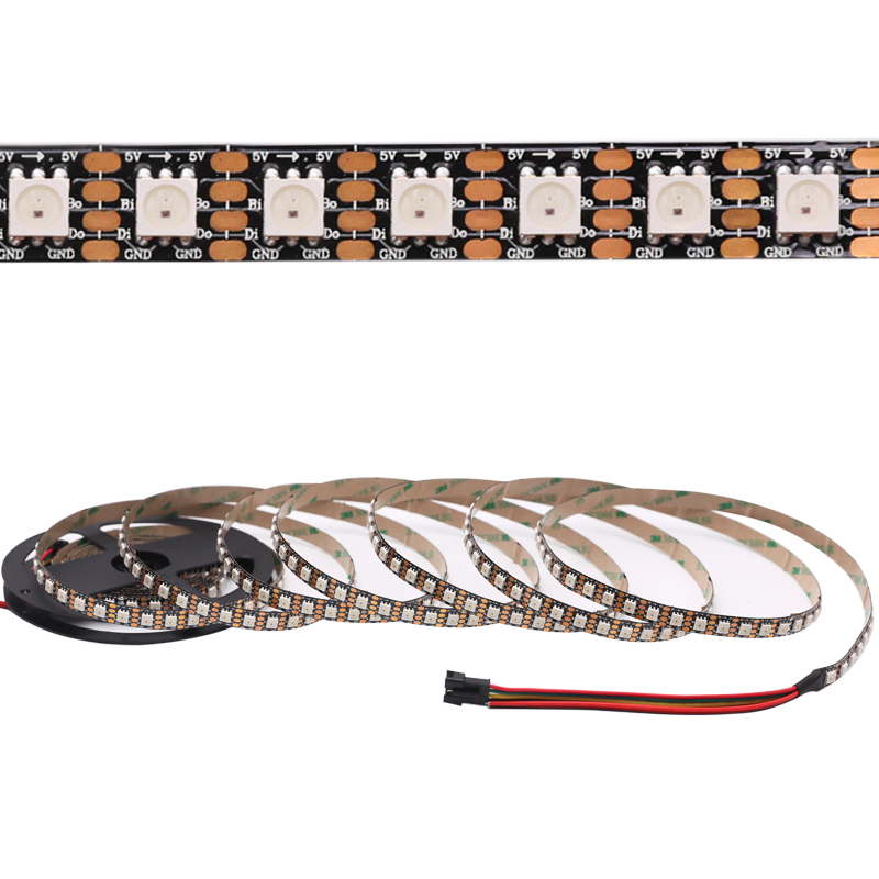 Breakpoint-continue WS2813 DC5V 480 LEDs Individually Addressable Dream Color RGB LED Strip Lights Programmable Flexible LED Light Breakpoint-continue WS2813 DC5V 480 LEDs Individually Addressable Dream Color RGB LED Strip Lights Programmable Flexible LED Light